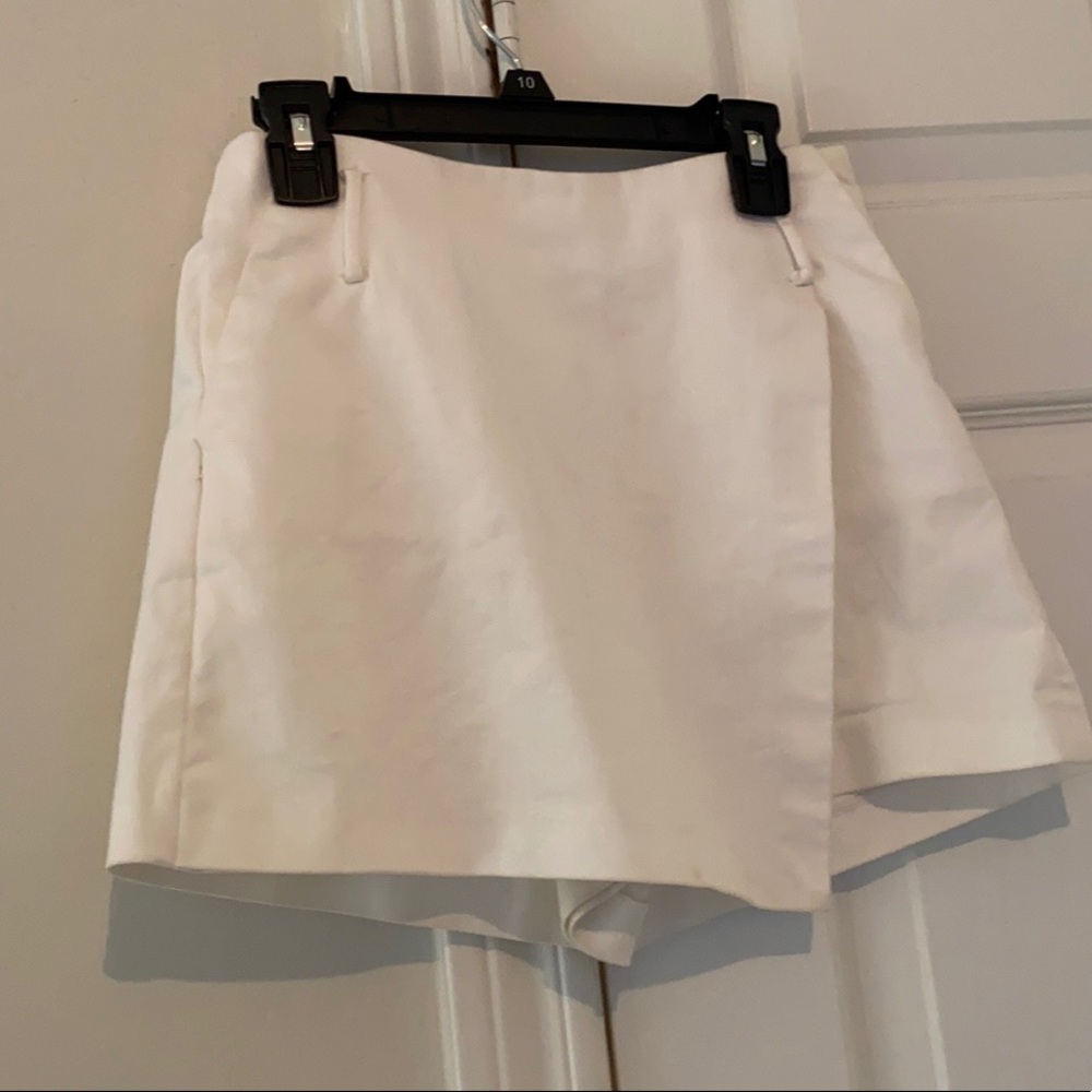 ZARA white skort